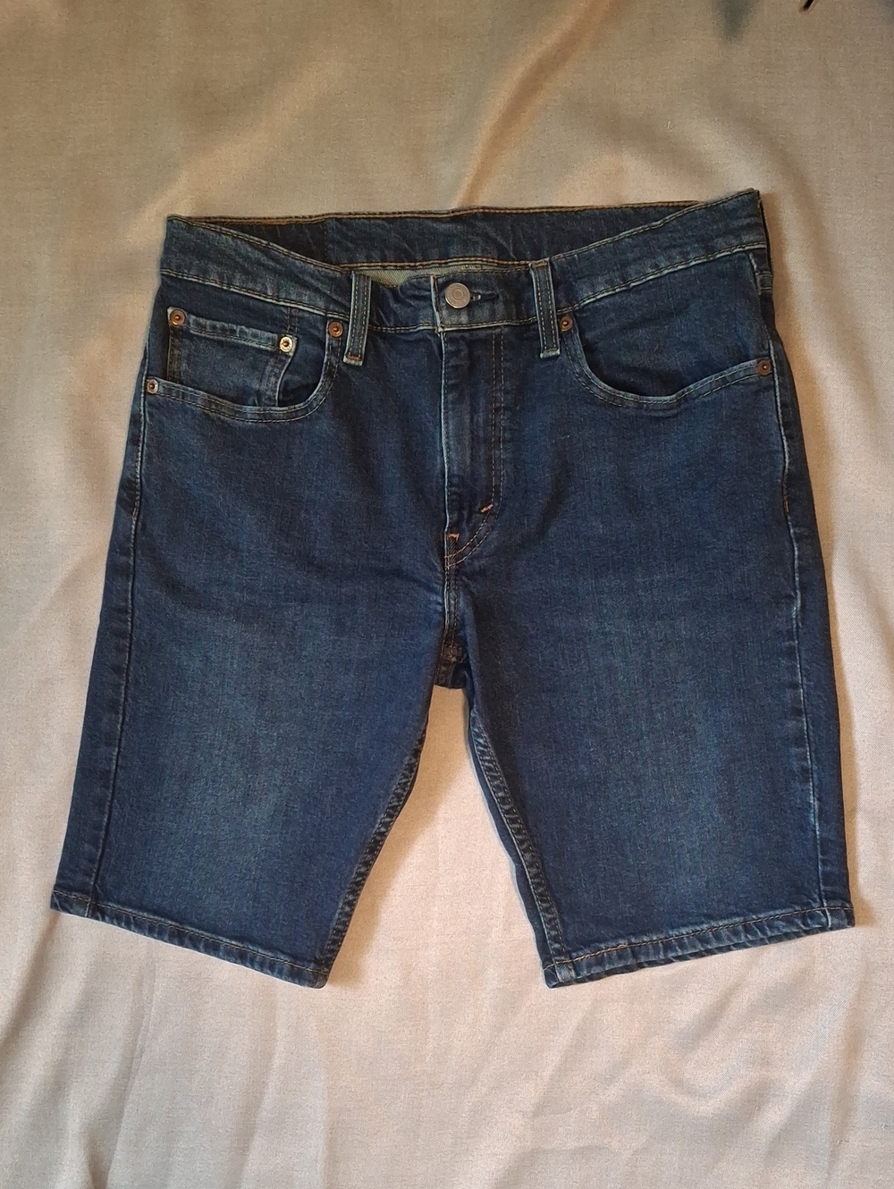 💥3/$20💥 Levi's 412 Slim Shorts - Dark Wash - Size W32 - Water<Less Collection